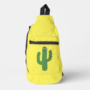 Dag van de Dode Gelukkige Cactus Sling Bag