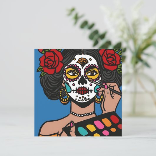 Dag van de Dode Hand getekend door Catrina Kaart (Staand voorkant)