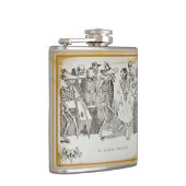 Dag van de dode - José Posada Flask Heupfles (Rechts)