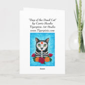 Dag van de Dode Kaart van de Kunst van de Schedel (Achterkant)