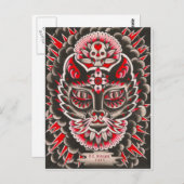 Dag van de dode kat briefkaart (Voorkant / Achterkant)