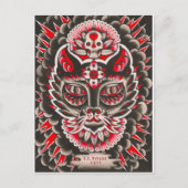 Dag van de dode kat briefkaart (Voorkant)