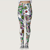Dag van de dode Leggings (Voorkant)