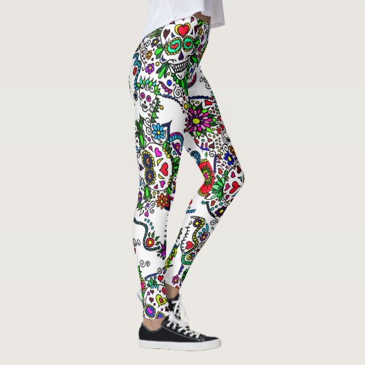 Dag van de dode Leggings (Rechts)
