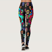 Dag van de dode Leggings Suikerhuid (Achterkant)
