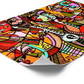 Dag van de dode Lovers Tango Poster (Hoek)