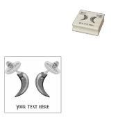 Dag van de Dode Mexicaanse Chilis Custom Rubberstempel (Gestempeld)
