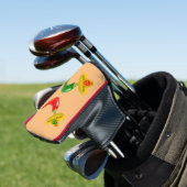 Dag van de Dode Mexicaanse Chilis Golfheadcover (Insitu)