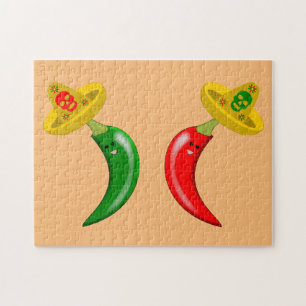Dag van de Dode Mexicaanse Chilis Legpuzzel