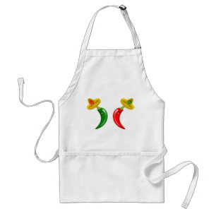 Dag van de Dode Mexicaanse Chilis Standaard Schort