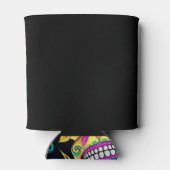 Dag van de Dode Neon Sugar Skulls Blikjeskoeler (Achterkant)