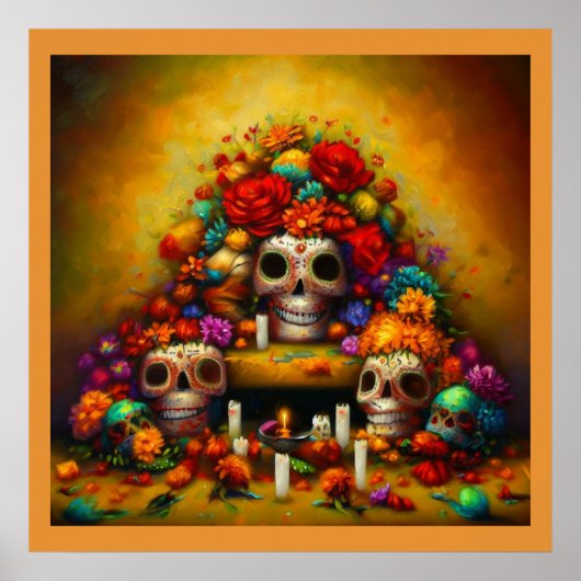 Dag van de Dode Offrendas 1 Poster (Voorkant)