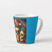 Dag van de Dode Offrendas 2 Latte Mok (Rechterhoek)