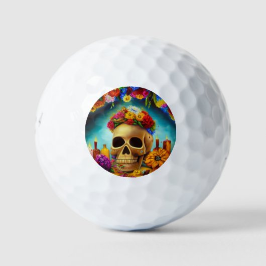 Dag van de Dode Offrendas (6) Golfballen (Voorkant)