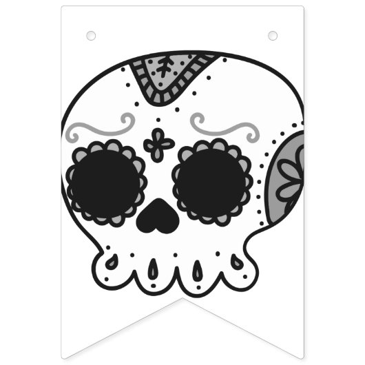 DAG VAN DE DODE PARTIJ-branderbanner Vlaggetjes (Tweede vlag)