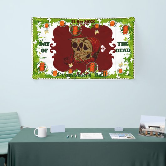 Dag van de Dode Partij Spandoek (Beurs)