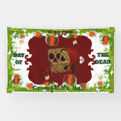 Dag van de Dode Partij Spandoek (Horizontaal)