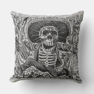 Dag van de Dode Pillow - José Guadalupe Posada Kussen