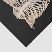 Dag van de Dode Rib Cage Skeleton Halloween Party Tissuepapier (Detail)