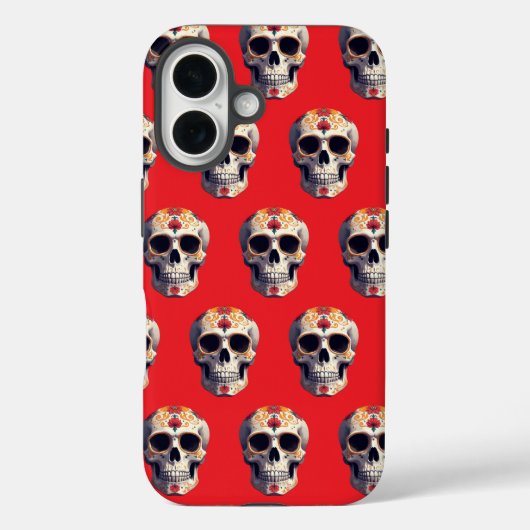 Dag van de dode schedel 2 Case-Mate iPhone case (Achterkant)