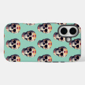 Dag van de dode schedel 2 Case-Mate iPhone case (Achterkant (horizontaal))