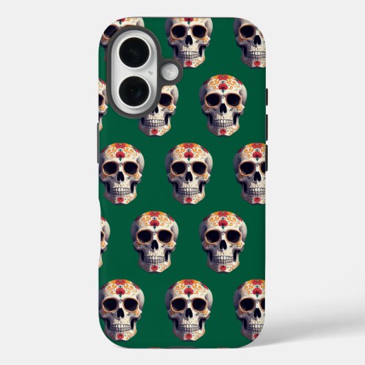 Dag van de dode schedel 2 Case-Mate iPhone case (Achterkant)
