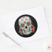 Dag van de Dode Schedel Sticker (Envelop)