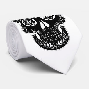 Dag van de dode schedel stropdas