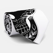 Dag van de dode schedel Stropdas door storeman (Opgerold)