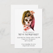 Dag van de dode schilderde Catrina Face Kaart (Voorkant / Achterkant)