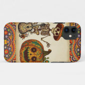 Dag van de Dode/Skelet/pompoen/Halloween Case-Mate iPhone Case (Achterkant (horizontaal))