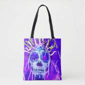 Dag van de Dode Suiker Schedel Art Canvas tas (Voorkant)