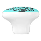 Dag van de Dode Suiker Skull Dresser Knop Trek Bla (Zijkant)