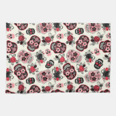 Dag van de dode suikerriet, wit theedoek (Horizontaal)