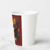 Dag van de Dode Suikerschedel 3 Papieren Bekers (Links)