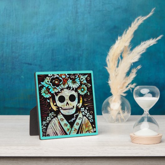 Dag van de Dode Suikerschedel 4 Fotoplaat (Insitu)