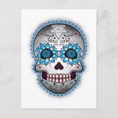 Dag van de dode suikerschedel briefkaart (Voorkant)