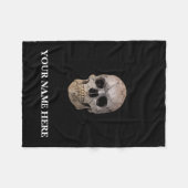 Dag van de dode-suikerschedel fleece deken (Voorkant (Horizontaal))