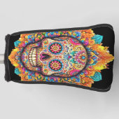 Dag van de dode suikerschedel golfheadcover (Voorkant)