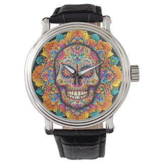 Dag van de dode suikerschedel horloge