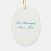 Dag van de dode suikerschedel keramisch ornament (Achterkant)