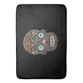 Dag van de Dode Suikerschedel (Mossy) Badmat (Voorkant Verticaal)