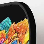 Dag van de dode suikerschedel pickleball paddle (Links Detail)