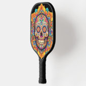 Dag van de dode suikerschedel pickleball paddle (Links)