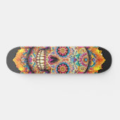 Dag van de dode suikerschedel skateboard (Horizontaal)