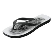 Dag van de dode suikerschedel teenslippers (Schuin)