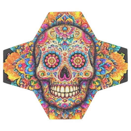 Dag van de dode suikerschedel voetbal (Enkel)