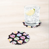 Dag van de dode suikerschedels kartonnen onderzetters (Insitu)