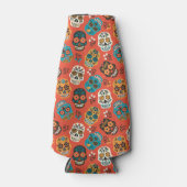 Dag van de Dode Suikerschedels, sinaasappel Flesjeskoeler (Voorkant)