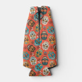 Dag van de Dode Suikerschedels, sinaasappel Flesjeskoeler (Achterkant)